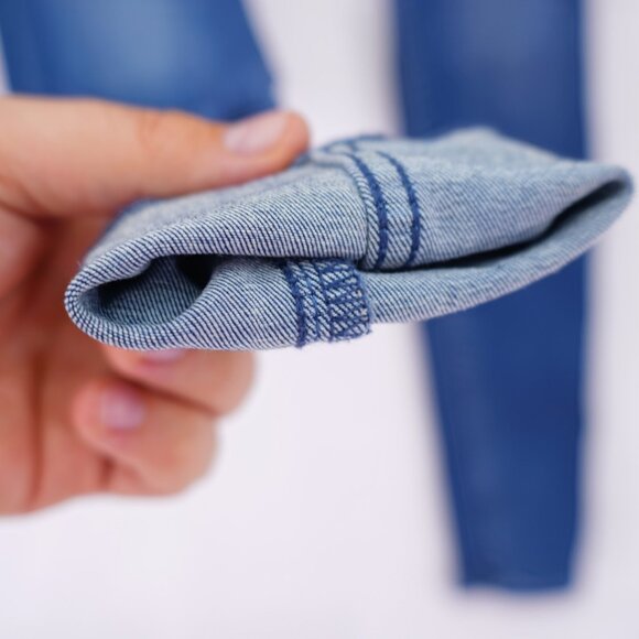 Hollister High Rise Jean Legging Advanced Stretch Blue Denim Jeans -00S/24S- - Picture 4 of 7